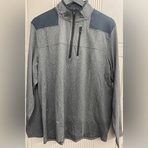 Vineyard Vines OTG Grey 1/4 Zip Large